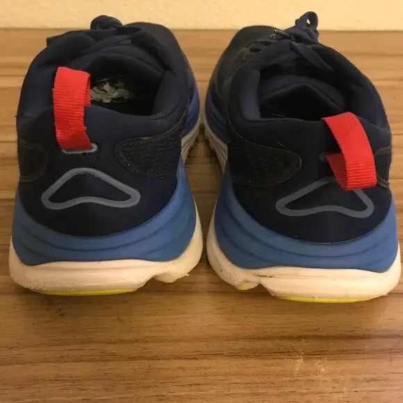 Hoka One One Gaviota 5 Shoes Mens 10.5 Blue Running Athletic Gym Sneakers